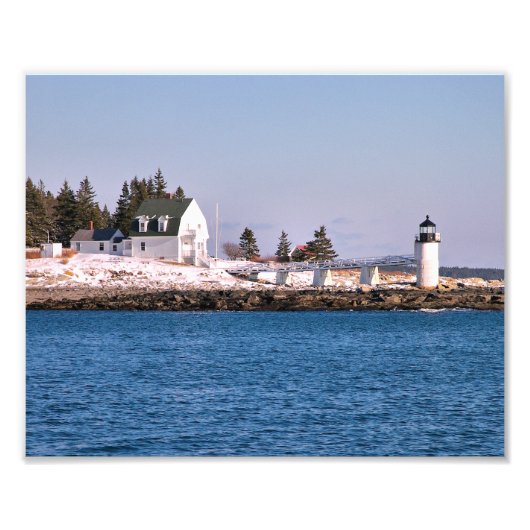 Marshall Point Lighthouse Maine Foto print Foto Afdruk (Voorkant)