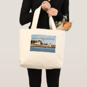 Marshall Point Lighthouse, Maine Jumbo Canvas tas (Voorkant (product))