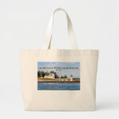 Marshall Point Lighthouse, Maine Jumbo Canvas tas (Voorkant)
