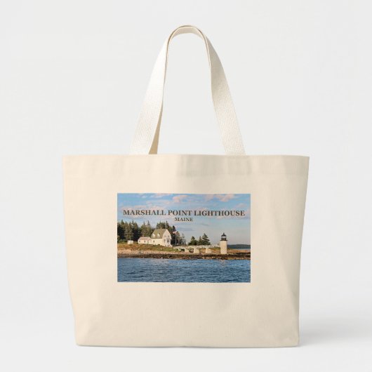 Marshall Point Lighthouse, Maine Jumbo Canvas tas (Voorkant)