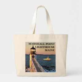 Marshall Point Lighthouse, Maine Jumbo Canvas tas