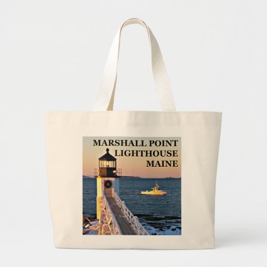 Marshall Point Lighthouse, Maine Jumbo Canvas tas (Voorkant)