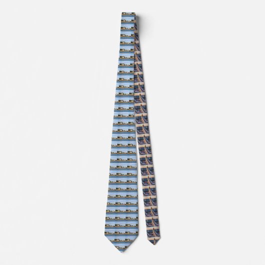 Marshall Point Lighthouse Maine Mannen Stropdas (Voorkant)