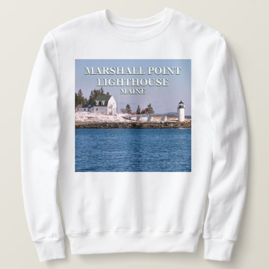 Marshall Point Lighthouse, Maine Sweatshirt (Design voorkant)