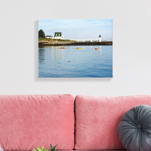 Marshall Point Lighthouse Maine Wrapped Canvas (Insitu (Woonkamer))