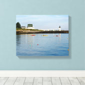 Marshall Point Lighthouse Maine Wrapped Canvas (Insitu (Houten vloer))