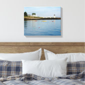 Marshall Point Lighthouse Maine Wrapped Canvas (Insitu (Slaapkamer))
