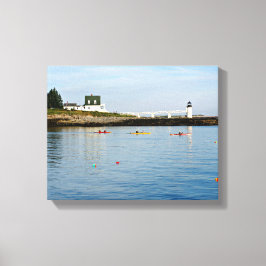 Marshall Point Lighthouse Maine Wrapped Canvas Afdruk