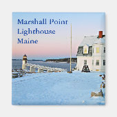 Marshall Point Lighthouse, Port Clyde Maine Magneet (Voorkant)