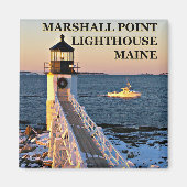 Marshall Point Lighthouse, Port Clyde Maine Magnet (Voorkant)