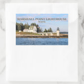 Marshall Point-vuurtoren, Maine-Stickers Rechthoekige Sticker (Tas)