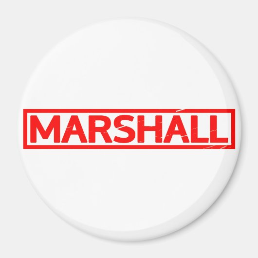 Marshall Stamp Magneet (Voorkant)