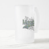 Marshall Tartan Grunge Matglas Bierpul (Voorkant rechts)