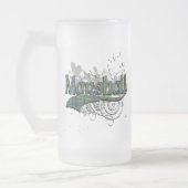 Marshall Tartan Grunge Matglas Bierpul (Links)