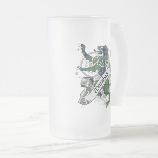 Marshall Tartan Lion Matglas Bierpul (Voorkant rechts)