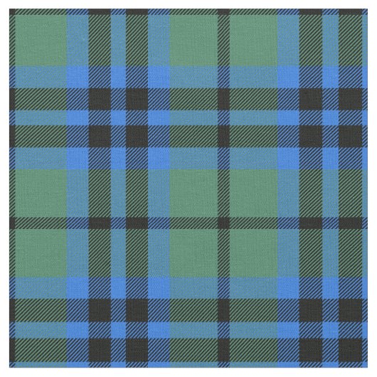 Marshall Tartan Print Stof (Close Up)