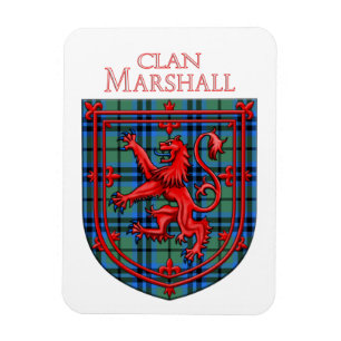 Marshall Tartan Scottish Play Lion Rampant Magneet