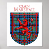 Marshall Tartan Scottish Play Lion Rampant Poster (Voorkant)