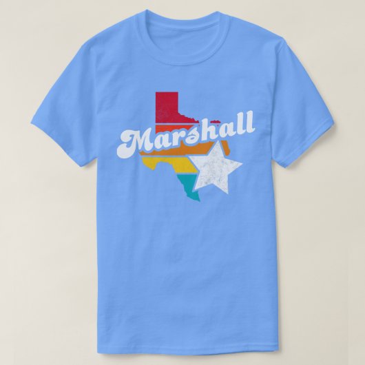 Marshall Texas Verdrietig Souvenir 2 T-shirt (Design voorkant)