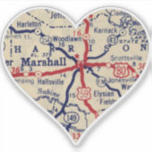 Marshall TX Sticker (Voorkant)