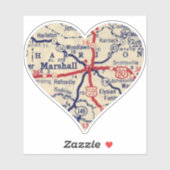 Marshall TX Sticker (Vel)