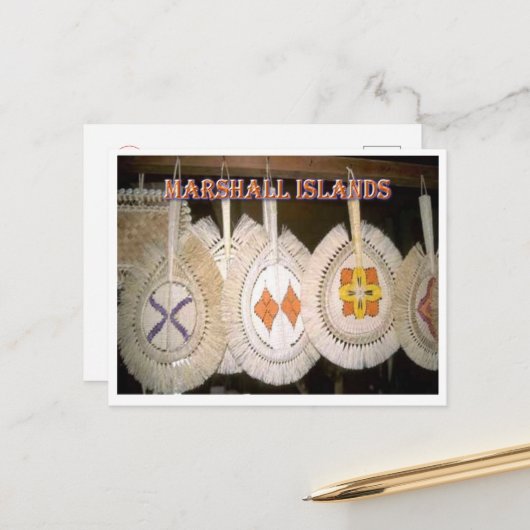 Marshalleilanden - briefkaart (Voorkant / Achterkant in situ)