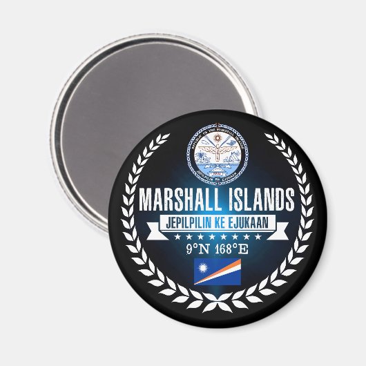 Marshalleilanden Magneet (Voorkant / Achterkant)