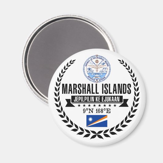 Marshalleilanden Magneet (Voorkant / Achterkant)