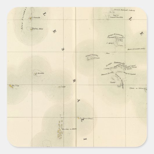 Marshalleilanden Oceanië nr. 10 Vierkante Sticker (Voorkant)