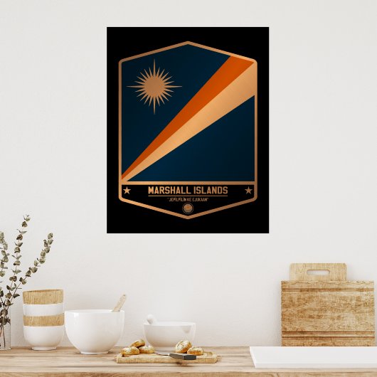 Marshalleilanden Poster (Keuken)