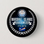 Marshalleilanden Ronde Button 5,7 Cm (Voorkant)