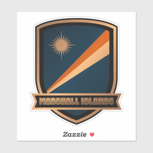 Marshalleilanden Sticker (Vel)
