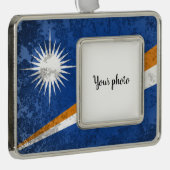 Marshalleilanden Verzilverd Omlijst Ornament (Rechts)