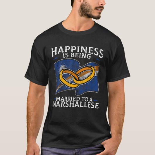 Marshallese Marshalleilanden bruiloft Marr T-shirt (Voorkant)