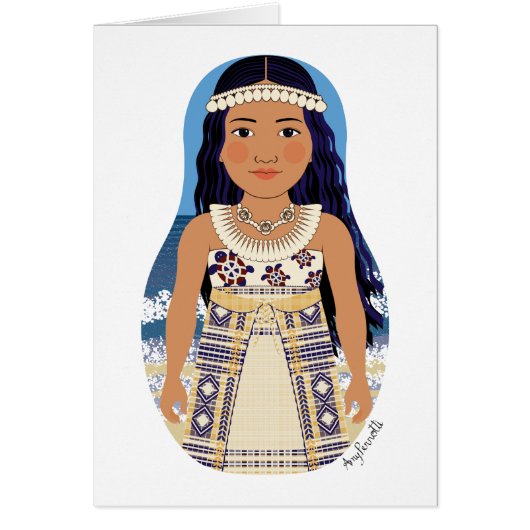 Marshallese Matryoshka Kaart (Voorkant)