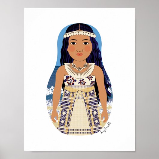 Marshallese Matryoshka Poster (Voorkant)