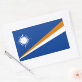 Marshallese Vlag, Vlag van de Marshalleilanden Rechthoekige Sticker (Envelop)