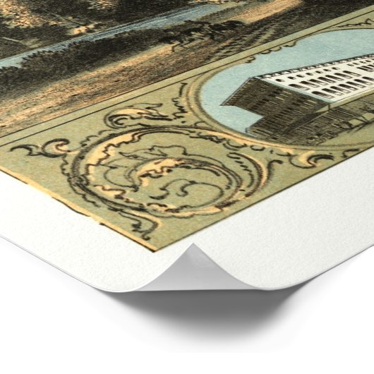 Marshalltown, IA Panoramic Map - 1868 Poster (Hoek)