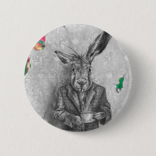marshare Button Alice in Wonderland Button Pin