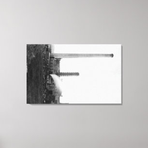 Marshfield, Uitzicht Oregon van de bergen Canvas Afdruk