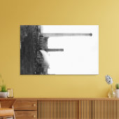 Marshfield, Uitzicht Oregon van de bergen Canvas Afdruk (Insitu (Woonkamer))