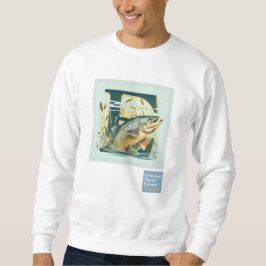 Marshian Mannen Salmon Sweat Shirt
