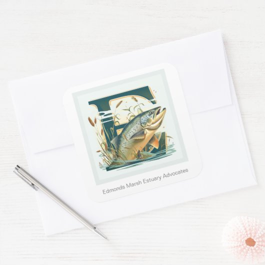 Marshian Salmon Stickers (Envelop)