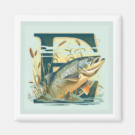 Marshian Square zalmmagneet Magneet