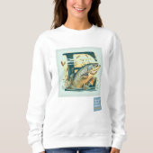 Marshian Vrouwen Zalm Sweatshirt (Voorkant)