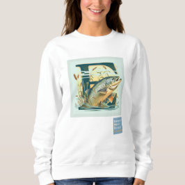 Marshian Vrouwen Zalm Sweatshirt
