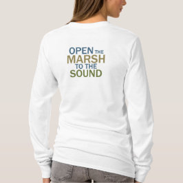 Marshian zalm lange mouwen T-shirt voor dames