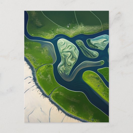 Marshland Elegance Uitnodiging Briefkaart (Voorkant)