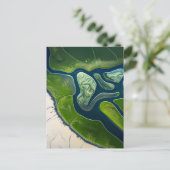 Marshland Elegance Uitnodiging Briefkaart (Staand voorkant)