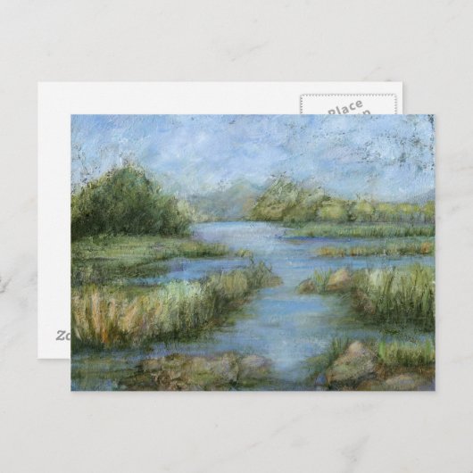 Marshland I Briefkaart (Voorkant / Achterkant)